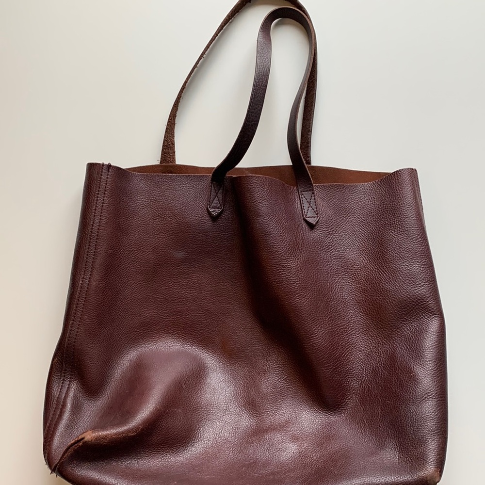 Madewell Transport Tote in Burgundy